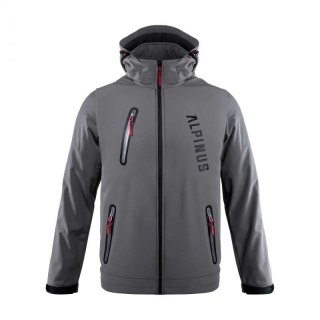 Kurtka softshell Alpinus Denali szara M BR43386 2XL