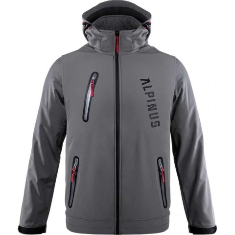 Kurtka softshell Alpinus Denali szara M BR43386 XL