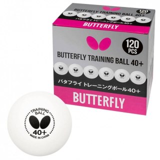 Piłeczka do tenisa stołowego Butterfly Easy ball 40+ 120 szt S317051 biały