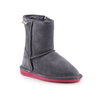 Buty zimowe BearPaw Emma Toddler Zipper Jr 608TZ-903 Charcoal Pomberry EU 28