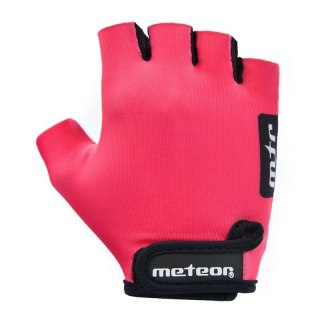 Rękawiczki rowerowe Meteor Pink Jr 26196-26197-26198 M