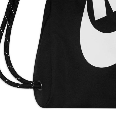 Worek Plecak Nike Heritage Drawstring Bag DC4245 010 czarny Worek Plecak Nike Heritage Drawstring Bag DC4245 010 czarny
