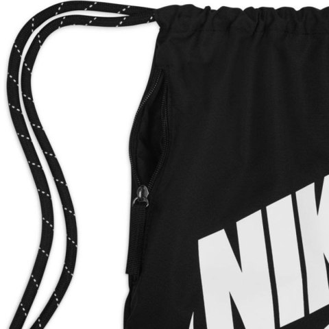 Worek Plecak Nike Heritage Drawstring Bag DC4245 010 czarny Worek Plecak Nike Heritage Drawstring Bag DC4245 010 czarny