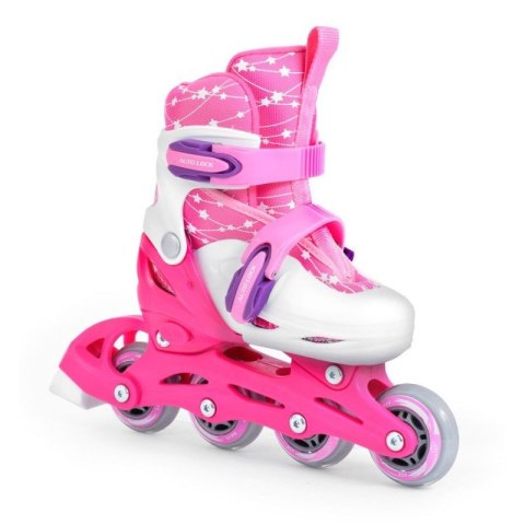 Zestaw SMJ Sport Combo Pink LED: 2w1 wrotko-rolki HS-TNK-000009549 26-29 Zestaw SMJ Sport Combo Pink LED: 2w1 wrotko-rolki HS-TNK-000009549 26-29