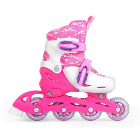 Zestaw SMJ Sport Combo Pink LED: 2w1 wrotko-rolki HS-TNK-000009549 26-29 Zestaw SMJ Sport Combo Pink LED: 2w1 wrotko-rolki HS-TNK-000009549 26-29