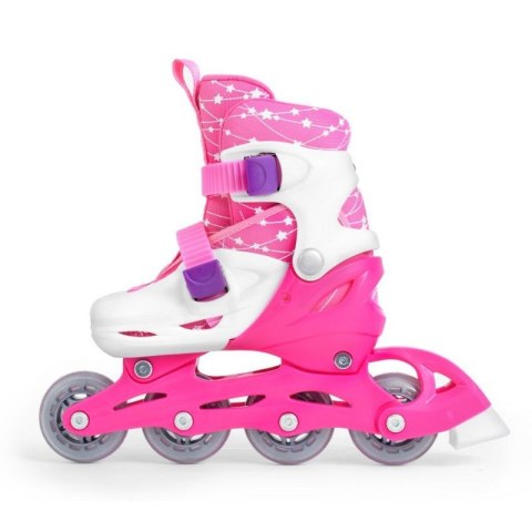 Zestaw SMJ Sport Combo Pink LED: 2w1 wrotko-rolki HS-TNK-000009549 26-29 Zestaw SMJ Sport Combo Pink LED: 2w1 wrotko-rolki HS-TNK-000009549 26-29