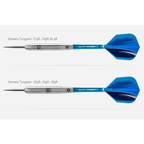 Rzutki Harrows Genesis Tungsten Steeltip HS-TNK-000013288 22 gR Rzutki Harrows Genesis Tungsten Steeltip HS-TNK-000013288 22 gR