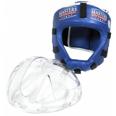 Kask bokserski Masters z maską KSSPU-M (WAKO APPROVED) 02119891-M02 niebieski+L Kask bokserski Masters z maską KSSPU-M (WAKO APPROVED) 02119891-M02 niebieski+L
