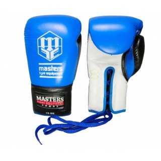 Rękawice bokserskie Masters RBT-600 01600-0802 niebiesko-biało-czarny+10 oz