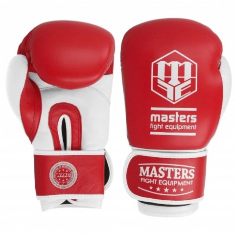 Rękawice bokserskie skórzane MASTERS RBT-TRW 01210-02 czerwony Rękawice bokserskie skórzane MASTERS RBT-TRW 01210-02 czerwony