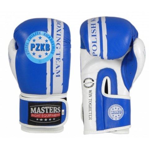 Rękawice bokserskie Masters Rbt-PZKB-W 011101-02W czerwony Rękawice bokserskie Masters Rbt-PZKB-W 011101-02W czerwony