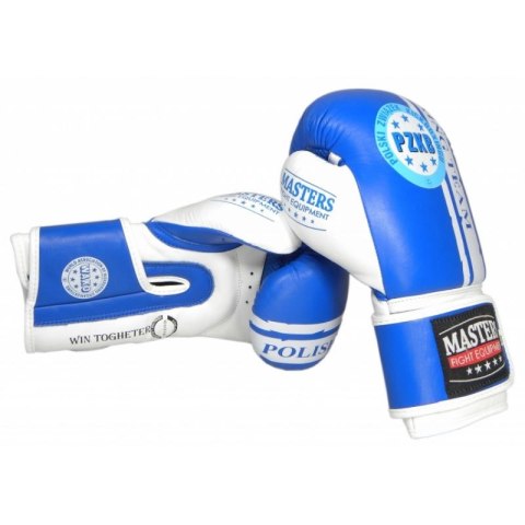 Rękawice bokserskie Masters Rbt-PZKB-W 011101-02W czerwony Rękawice bokserskie Masters Rbt-PZKB-W 011101-02W czerwony