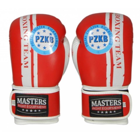 Rękawice bokserskie Masters Rbt-PZKB-W 011101-02W niebieski Rękawice bokserskie Masters Rbt-PZKB-W 011101-02W niebieski