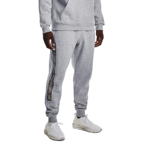 Spodnie Under Armour Rival Fleece Graphic Joggers M 1370351-011 MD 56-58 CM Spodnie Under Armour Rival Fleece Graphic Joggers M 1370351-011 MD 56-58 CM