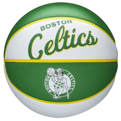Piłka Wilson NBA Team Retro Boston Celtics Mini Ball WTB3200XBBOS 3 Piłka Wilson NBA Team Retro Boston Celtics Mini Ball WTB3200XBBOS 3