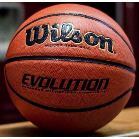 Piłka Wilson Evolution Indoor Game Ball do kosza WTB0516XBEMEA 7 Piłka Wilson Evolution Indoor Game Ball do kosza WTB0516XBEMEA 7