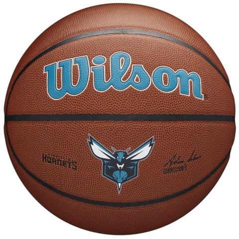 Piłka do koszykówki Wilson Team Alliance Charlotte Hornets Ball WTB3100XBCHA 7 Piłka do koszykówki Wilson Team Alliance Charlotte Hornets Ball WTB3100XBCHA 7