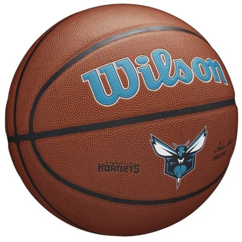 Piłka do koszykówki Wilson Team Alliance Charlotte Hornets Ball WTB3100XBCHA 7 Piłka do koszykówki Wilson Team Alliance Charlotte Hornets Ball WTB3100XBCHA 7