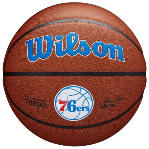 Piłka do koszykówki Wilson Team Alliance Philadelphia 76ers Ball WTB3100XBPHI 7 Piłka do koszykówki Wilson Team Alliance Philadelphia 76ers Ball WTB3100XBPHI 7