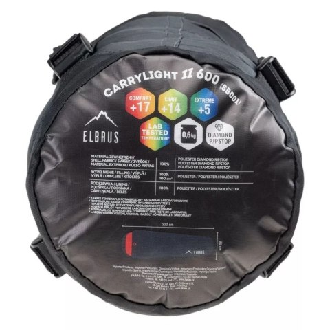 Śpiwór Elbrus Carrylight II 600 92800404118 N/A Śpiwór Elbrus Carrylight II 600 92800404118 N/A