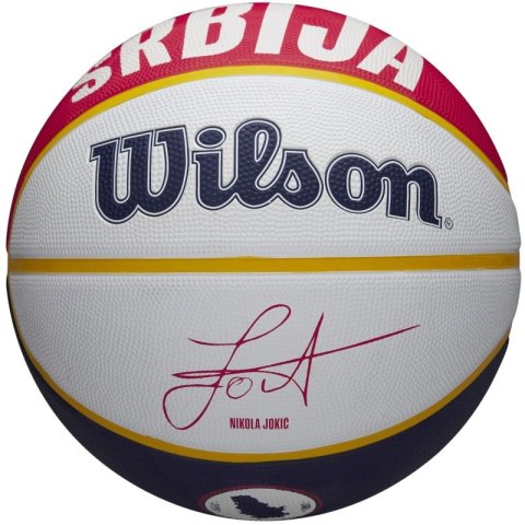 Piłka Wilson NBA Player Local Nikola Jokic do kosza WZ4006701XB 7