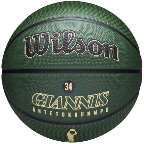 Piłka do koszykówki Wilson NBA Player Icon Giannis Antetokounmpo WZ4006201XB 7 Piłka do koszykówki Wilson NBA Player Icon Giannis Antetokounmpo WZ4006201XB 7
