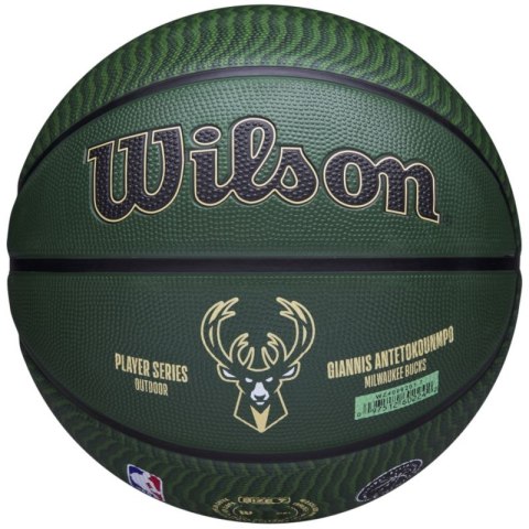 Piłka do koszykówki Wilson NBA Player Icon Giannis Antetokounmpo WZ4006201XB 7 Piłka do koszykówki Wilson NBA Player Icon Giannis Antetokounmpo WZ4006201XB 7