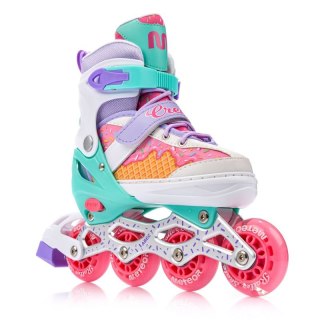 Rolki Meteor 4w1 Cream M 34-37 10142 uniw