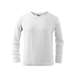 Koszulka Malfini Fit-T LS Jr MLI-12100 biały 146 cm/10 lat