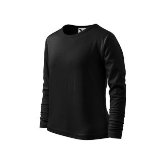 Koszulka Malfini Fit-T LS Jr MLI-12101 czarny 134 cm/8 lat