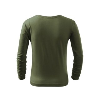Koszulka Malfini Fit-T LS Jr MLI-12109 khaki 158 cm/12 lat