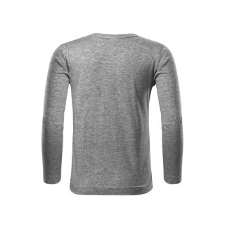 Koszulka Malfini Fit-T LS Jr MLI-12112 ciemnoszary melanż 134 cm/8 lat