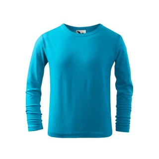 Koszulka Malfini Fit-T LS Jr MLI-12144 turkus 110 cm/4 lata