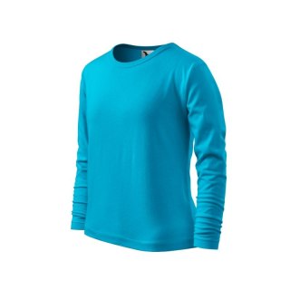 Koszulka Malfini Fit-T LS Jr MLI-12144 turkus 158 cm/12 lat