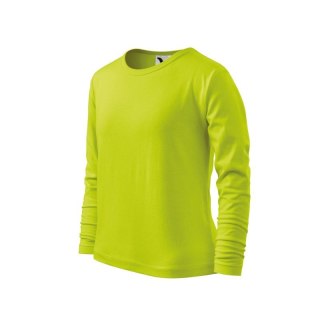 Koszulka Malfini Fit-T LS Jr MLI-12162 limetka 146 cm/10 lat