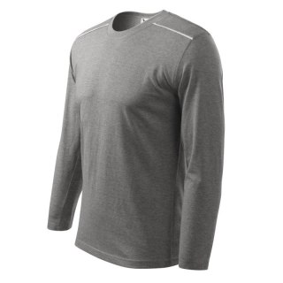 Koszulka Mafini Long Sleeve M MLI-11212 ciemnoszary melanż 2XL