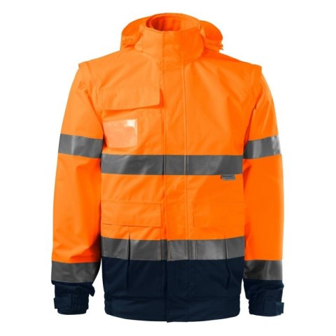 Kurtka Rimeck HV Guard 4 in 1 M MLI-5V298 fluorescencyjny pomarańczowy 4XL Kurtka Rimeck HV Guard 4 in 1 M MLI-5V298 fluorescencyjny pomarańczowy 4XL