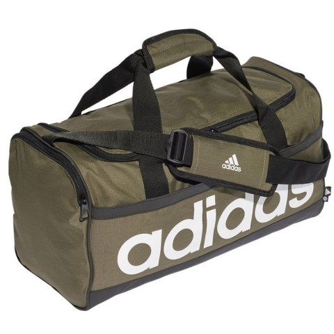 Torba adidas Linear Duffel M HR5350 brązowy Torba adidas Linear Duffel M HR5350 brązowy