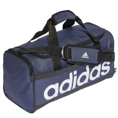Torba adidas Linear Duffel S HR5353 granatowy Torba adidas Linear Duffel S HR5353 granatowy