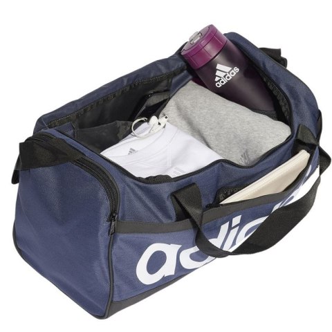 Torba adidas Linear Duffel S HR5353 granatowy Torba adidas Linear Duffel S HR5353 granatowy