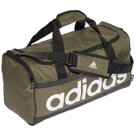 Torba adidas Linear Duffel S HR5354 brązowy Torba adidas Linear Duffel S HR5354 brązowy