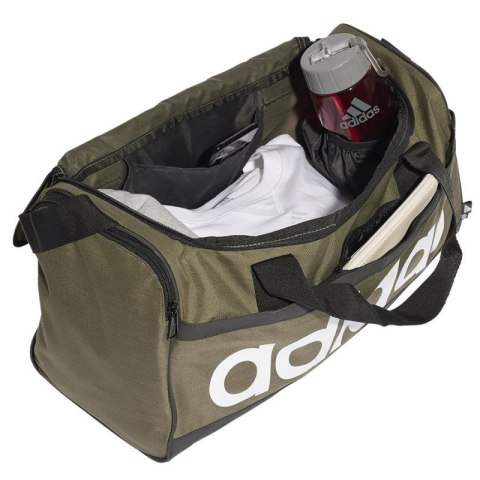 Torba adidas Linear Duffel S HR5354 brązowy Torba adidas Linear Duffel S HR5354 brązowy