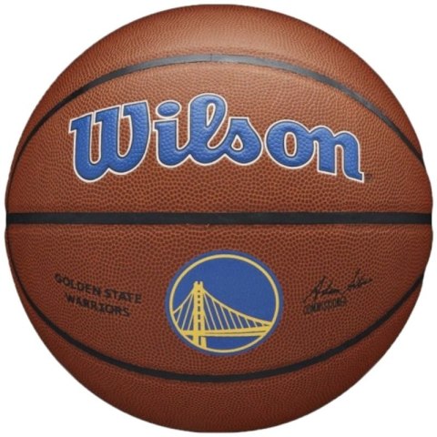 Piłka Wilson Team Alliance Golden State Warriors Ball WTB3100XBGOL 7 Piłka Wilson Team Alliance Golden State Warriors Ball WTB3100XBGOL 7