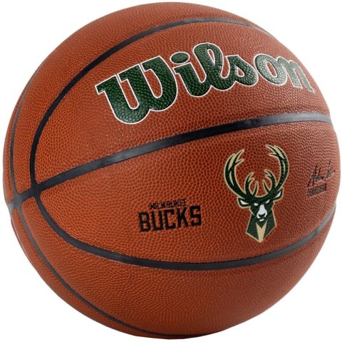 Piłka Wilson Team Alliance Milwaukee Bucks Ball WTB3100XBMIL 7 Piłka Wilson Team Alliance Milwaukee Bucks Ball WTB3100XBMIL 7