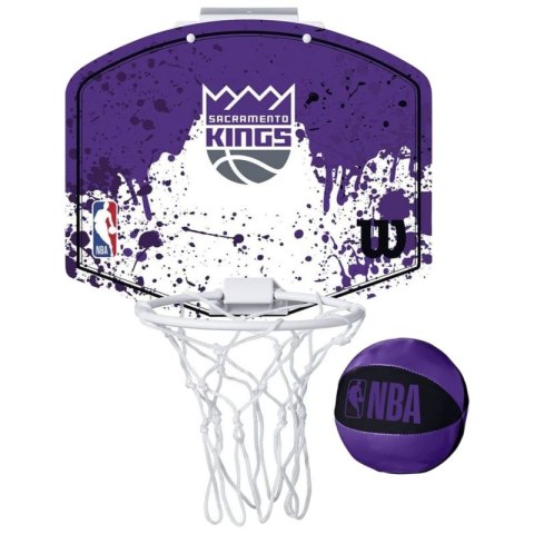 Tablica do koszykówki Wilson NBA Team Sacramento Kings Mini Hoop WTBA1302SAC One size Tablica do koszykówki Wilson NBA Team Sacramento Kings Mini Hoop WTBA1302SAC One size
