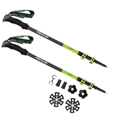 Kije trekkingowe Spokey Carbon SPK-940975 105-135cm