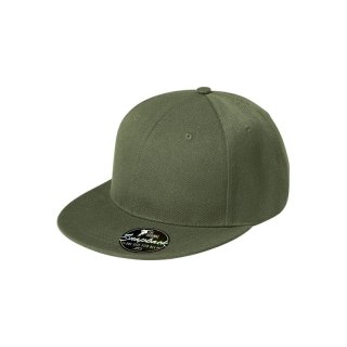 Czapka z daszkiem Malfini Rap 6P MLI-30209 khaki nastawialna