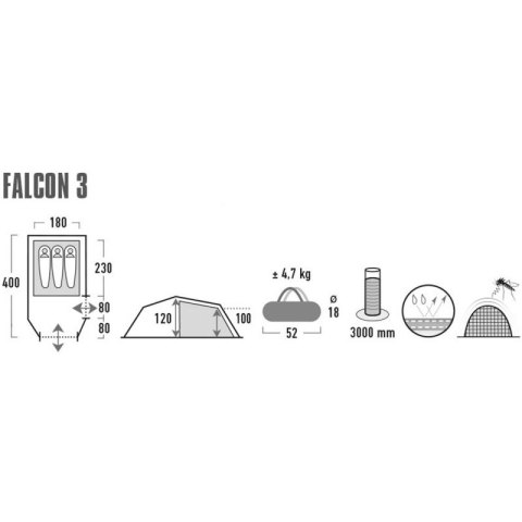 Namiot High Peak Falcon 3 10329 N/A