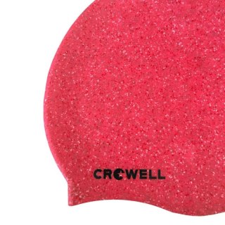 Czepek pływacki silikonowy Crowell Recycling Pearl różowy kol.3 N/A