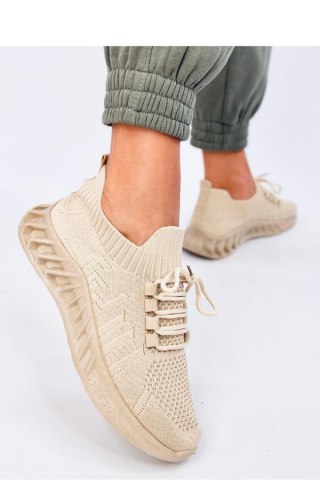 Buty sportowe skarpetkowe NEAM BEIGE - Inello